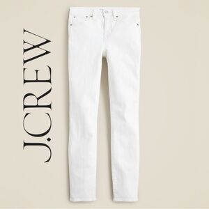 J.Crew Tall Classic White High Rise Toothpick Skinny Jeans Capsule Preppy Sz 28T